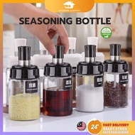 DAYDREAM Glass Seasoning Bottle with Spoon Bekas Rempah Ratus Kitchen Bottle Botol Rempah Spice Cont