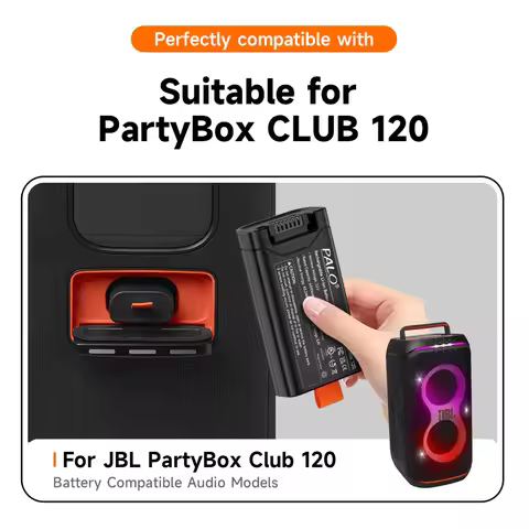 PALO Battery For JBL Partybox Club 120 Portable Speaker JBL Battery 200 Replacement battery
