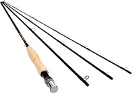 9ft or 10ft 3-4wt 5-6wt 4 Pieces Graphite Carbon Fiber Fly Fishing Rod Light Feel Medium Fast Action Freshwater Fly Rod