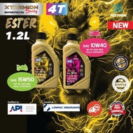 【Bliss.shop Mall】MOTION XTREMION 1.2L 15W50 10W40 4T ESTER MA2 SN Fully Synthetic Motorcycle Oil Lub
