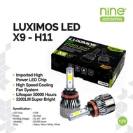 Car LED Luminos ECO9 X9 H4 30W - 3-Color LED Bulb with Warranty