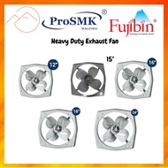 FUJIBIN Heavy Duty Exhaust Fan 12"/15"/16"/18"/24" Industrial Exhaust Fan PROSMK Heavy Duty Exhaust 
