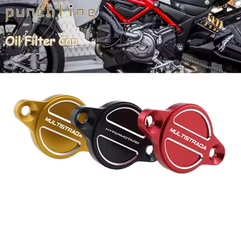 Fit Multistrada 950 For Multistrada 1200 DVT 1100 1100S 1000 DS 620 Hyperstrada 939 Oil Filter Cap D
