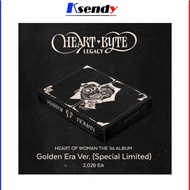 HEART OF WOMAN 1st Album [ Heart Byte : LEGACY ] Golden Era Ver. (Special Limited)