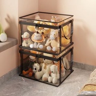 全城熱賣 - 娃娃收納桶透明毛絨玩具整理大容量裝玩偶公仔展示架 防塵袋子（平行進口）