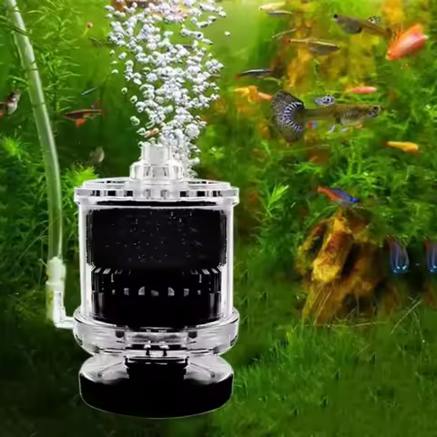 3 In 1 Ultra Silent Aquarium Filter, Oxygen Boost Water Purifier with Degassing Nitrifying Bacteria 