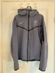 Nike Liverpool Tech Fleece 灰色連帽外套