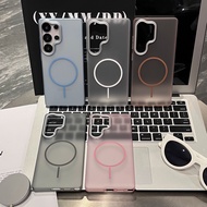 Ice Mist Fine Magnetic Phone Case Compatible with Samsung S25U S25P S25 S24 S24P S24U S23 S23U S23P 