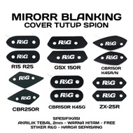 Mirror Blanking R&G - Rearview Mirror Cover - Rearview Mirror Cover R15 R25 GSX Ninja Fi ZX-25R R / 