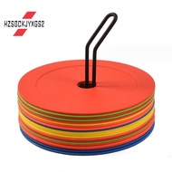 10Pcs Soccer Flat Cones Marker Disc Marker Disc  Marker Disc Basketball Sports Speed Agility Trainin