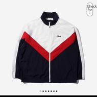 Fila x bts spring collection harritage new v color lightweight jacket