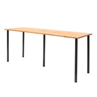 the good wood โต๊ะทำงาน โต๊ะคอมพิวเตอร์หนา 3cm. กว้าง40cm. ยาว180-200cm. ไม้พาราแท้ พร้อมขา IKEA โดนน้ำไได้ม่พอง 40x200 cm. ทำสี/No.3 + 5ขาดำ