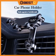 Rotatable Gravity Car Mobile Phone Holder 360° Rotation Angle Hook Clip Car Air Vent Phone Holder