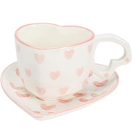 IPIE2 Creative Ceramic Mugs 250ml Sweet Tea Milk Cups Easy To Clean Portable Love Heart Cup Kitchen