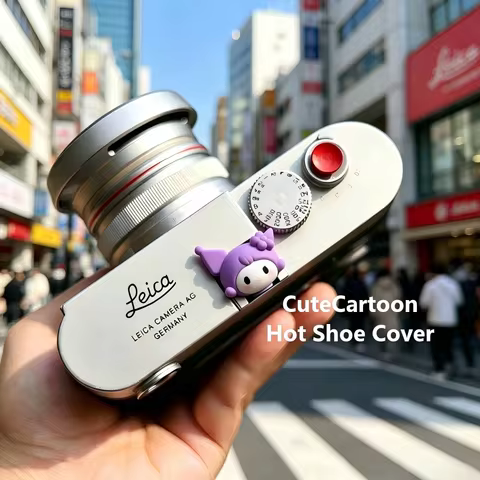 Cute Butterfly Girl Universal Hot Shoe Cover for Leica Fuji X100V Sony ZV-1 ZV-E10 Canon EOS R5 Niko