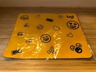 [LOGITECH] 全新黃色emoji滑鼠墊