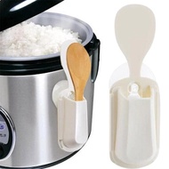 Portable Rice Cooker Spoon Storage Pot Lid Shelf Cooking Storage Kitchen Decor Tool Rice Spoon Stand