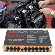 Car Stereo Equalizer  7 Band Graphic Variable Gain Adjustment for RV Boat Motorcycles