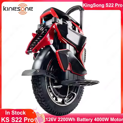 Newest KingSong S22 Pro 126V 2220Wh Electric Unicycle 4000W Motor 20 Inch Off-road Suspension KS S22