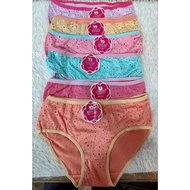 (6pcs) faylin teen panties