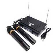 Yamaha Microphone Wireless Double YM-66 Mikrofon Karaoke Mic Tanpa Kabel