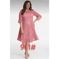 gown for ninang wedding ✽119 Plus size lace dress can fit to XL✷
