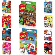 ONE FLIP! Board Games Playing Cards UNO Harry Narutos TOTORO Christmas Card Table Game for Children 