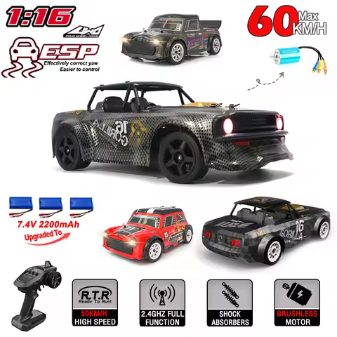SG1603 SG1604 SG1605 SG1606 Pro 1/16 RC Car High Speed 2.4G Brushless 4WD 1:16 Drift Remote Control 