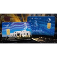 Public Gold Bullion Bar PG 1g (Au 999.9) 24K - Fort Knox