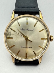SEIKO MARVEL Diashock 17 Jewels ระบบไขลาน ตัวเรือนทอง 20 MICRONS นาฬิกาผู้ชาย มือสองของแท้