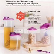 [Official Warranty] TUPPERWARE Ezy Kitchen Pack Ezy Pour Bumbu Container