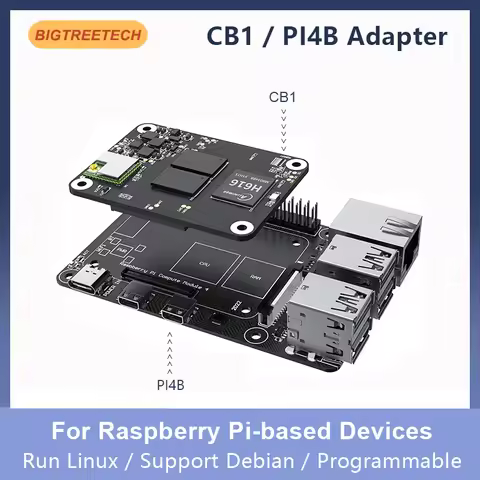 BIGTREETECH BTT CB1 PI4B Adapter 3D Printer Board Support CM4 Add Octopus V1.1 SKR MINI E3 V3.0 Moth