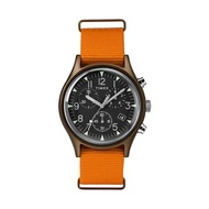 Timex TW2T10600 MK1 Aluminum Chronograph นาฬิกาข้อมือผู้ชายและผู้หญิง สีส้ม
