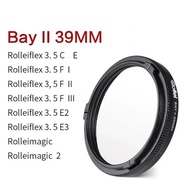 39mm Lens Filter Adapter for Rollei Rolleiflex TLR Film Camera Bay II - 39mm