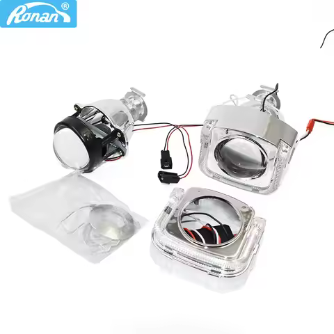 Ronan Mini Bi-Xenon HID Projector Lens 2.0 inch Retrofit Kit H4 H7 H1 Car Motorcycle Headlight LED D