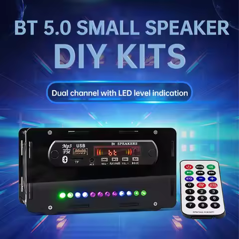 FM Radio Parts Bluetooth Speaker Electronics DIY Soldering Project Kit Teaching Practice Bluetooth S