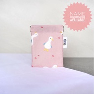 Name Customisation Pink Jeremy Snap Pouch / Handmade Pouch Card Holder