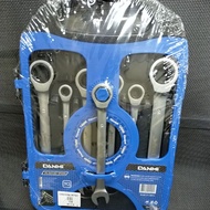 Ratchet Spanner Reversible Gear Danmi 7pcs/set