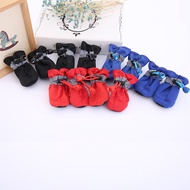 [Lovinland] Pet Pet Dog Cat Soft-soled Rain Boots Boots Dog Cat Foot Cover Waterproof Pet Shoes Pet 