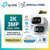 TP-LINK TAPO C246D INDOOR / OUTDOOR DUAL LENS PAN / TILT SERCURITY CAMERA / IP CAMERA / CCTV