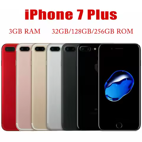 Apple iPhone 7 Plus 4G Original Mobile Phone NFC 32GB/128GB/256GB 5.5" Retina IPS LCD Fingerprint IO