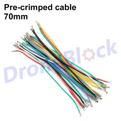 24Pcs/a lot 6 colors Pre-crimped Cables 7cm SPRacing F3 F4 F7 Betaflight Pixhawk OMNIBUS Runcam Came