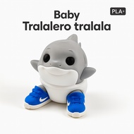 Baby Tralalero Anomaly Figure Tala articultif Anomaly 3D Printer Brainrot