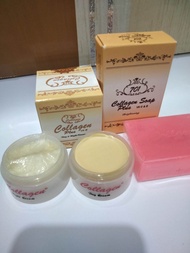 paket collagen - Sabun 701 + cream siang & malam