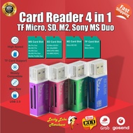 Card Reader 4 Slot 1 Slot 4in1 OTG USB MicroSD TF Card micro sd Compact Flash SD Sony M2