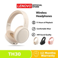 Lenovo TH30 Bluetooth Headphone Wireless Headphone HD Music Noise Reduction Smart Touch With Mic