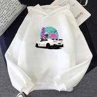 2024 Fashion Cartoon Manga Hoodies Legend Car Print Sweatshirt Hoodie Streetwear Hip Hop Tops Anime Japanese Long Sleeve Hooded Clothes For boys And Girls