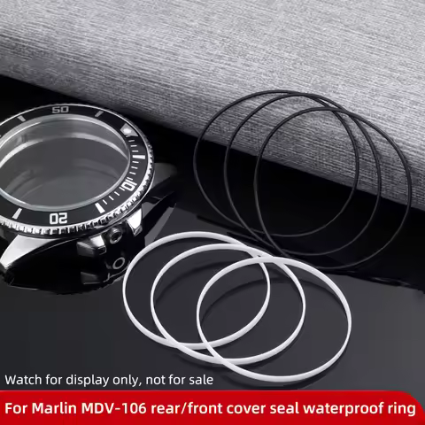 MDV-106 sealing ring waterproof ring For Casio Marlin mdv-106 front cover glass back cover dust ring