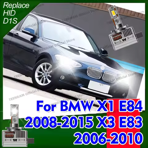 LED D1S Headlights 2x D1S LED Headlights D1S D1R HID To LED CSP Bulbs 50000LM For BMW X1 E84 2008-20