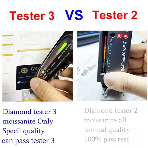 COSFIX High Quality Moissanite Loose Stone Real D Color Lab Grown Moissanita Diamonds Promise Pass D